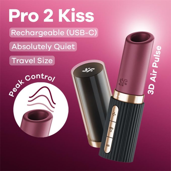 Stimulateur de Clitoris Pro 2 Kiss