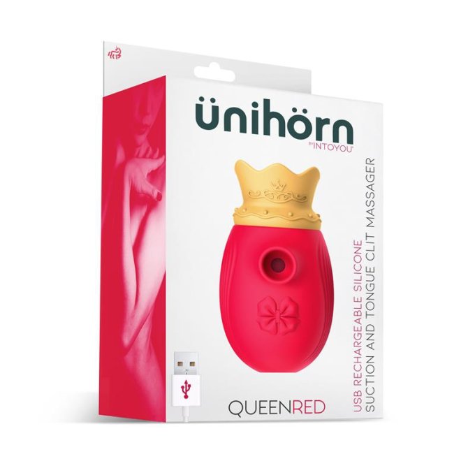 Stimulateur de clitoris Queen Rouge