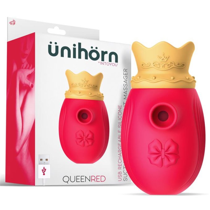 Stimulateur de clitoris Queen Rouge