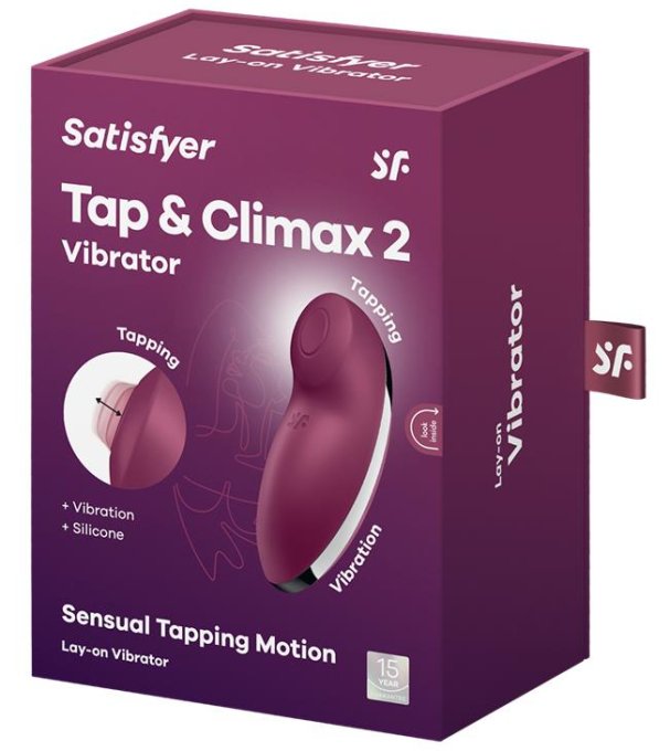 Stimulateur de Clitoris Tap & Climax 2 Framboise
