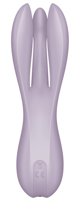 Stimulateur de clitoris vibrant Threesome 2 Satisfyer Violet