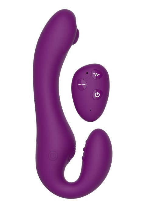 Stimulateur de point G Strapless Strap-On 13 x 3.5cm Violet