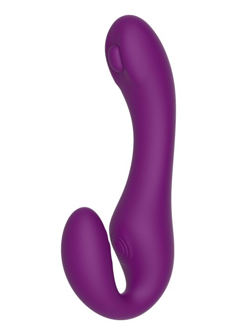 Stimulateur de point G Strapless Strap-On 13 x 3.5cm Violet