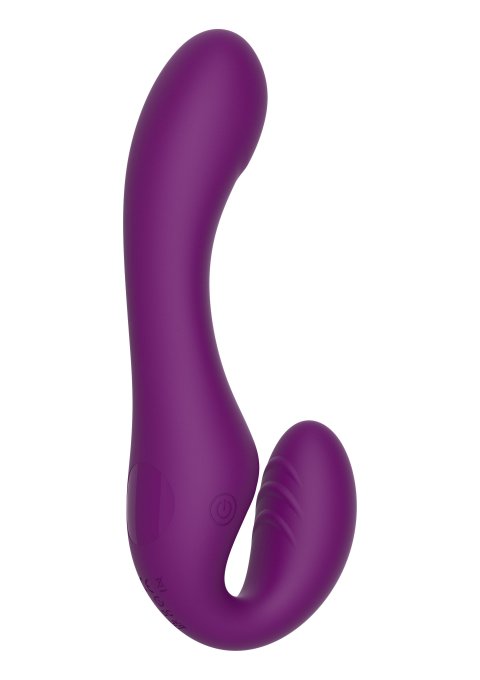 Stimulateur de point G Strapless Strap-On 13 x 3.5cm Violet