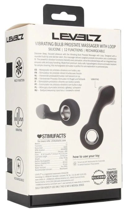 Stimulateur de prostate Loopeez 9 x 3.4cm