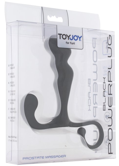 Stimulateur de prostate Power Plug 10 x 3 cm Noir