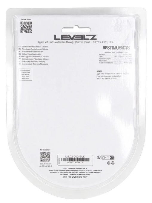 Stimulateur de prostate Rippled S 8 x 2.3cm