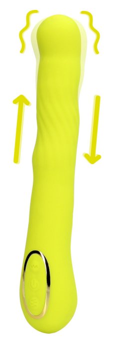 Stimulateur de Prostate Vibrant Lemonpassion 17 x 3.5cm Jaune