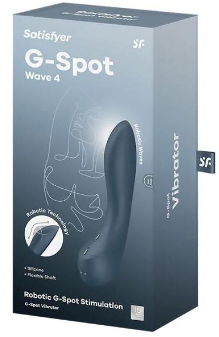 Stimulateur de Prostate Vibrant Wave 4 13 x 3.5cm
