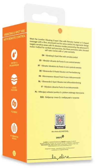 Stimulateur Point G Yellby 10 x 3.8cm