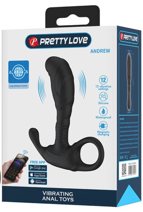 Stimulateur prostatique Andrew 9 x 2.5cm