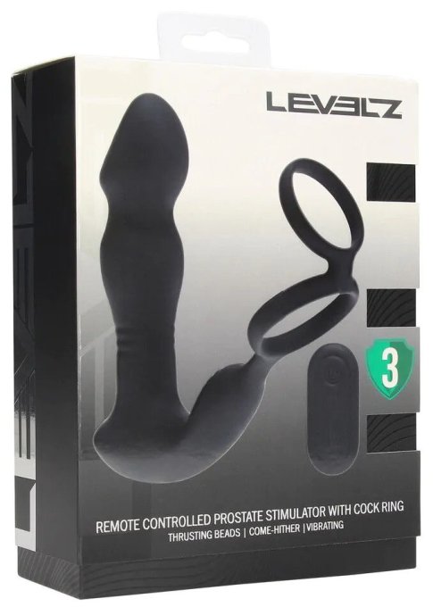 Stimulateur prostatique + Ballstretcher Prosticock 13 x 4cm