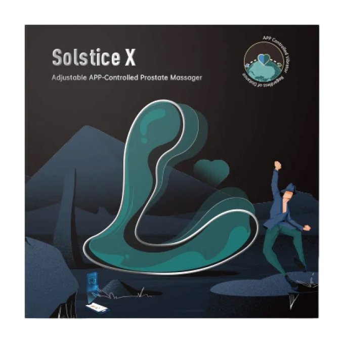 Stimulateur Prostatique Connecté Solstice X 9 x 3.2cm