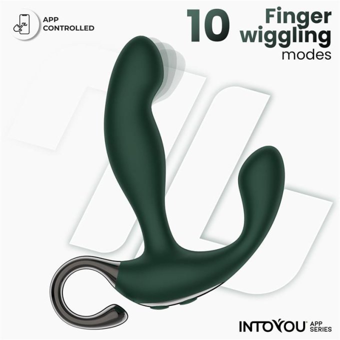 Stimulateur prostatique vibrant Greeny 10 x 2.5cm