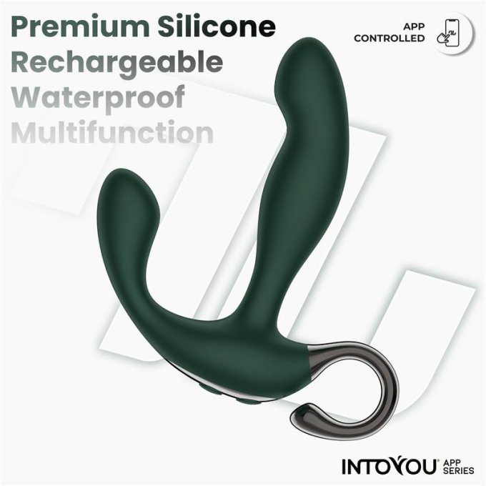 Stimulateur prostatique vibrant Greeny 10 x 2.5cm