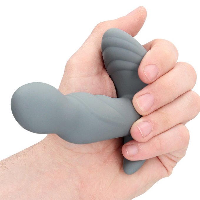 Stimulateur Prostatique Vibrant Rotatif Gothamey 11.5 x 3.4cm Gris