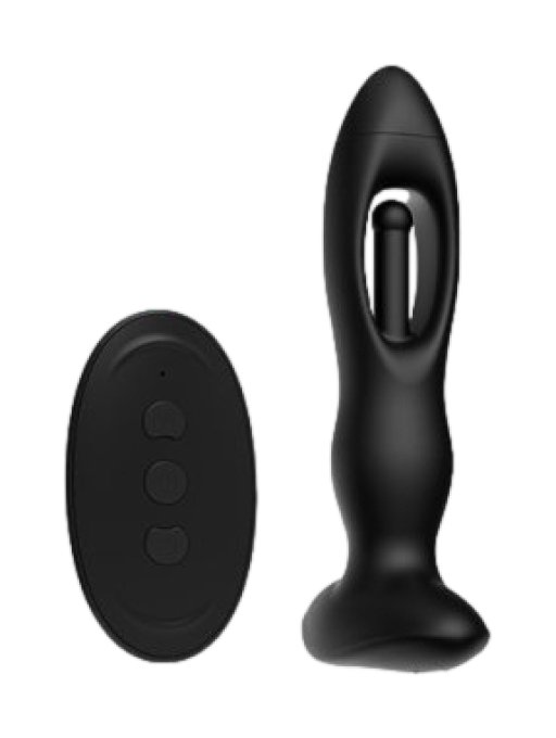 Stimulateur Prostatique Vibrant Slapslup 13 x 3.6cm Noir