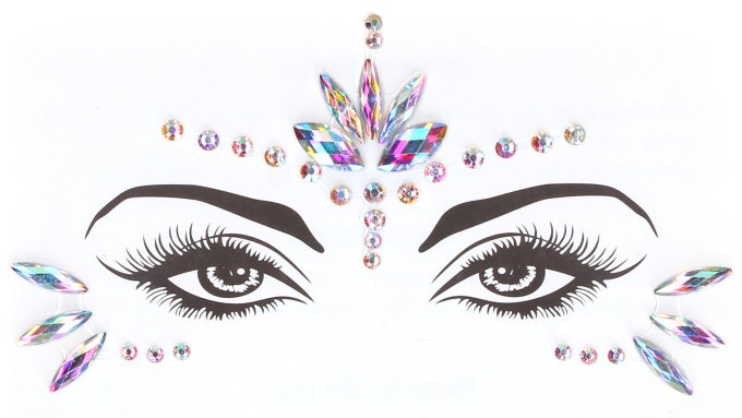 Strass autocollant Dazzling Eye Contact