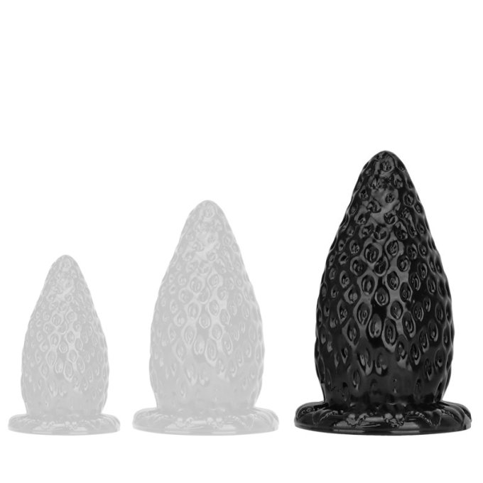 Plug Fraise L 22 x 11.5 cm Noir