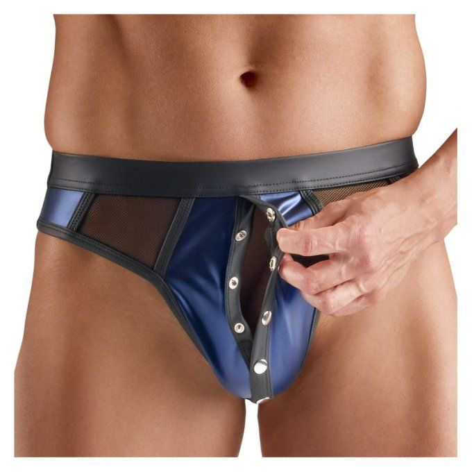  String avec boutons Notto Noir-Bleu 