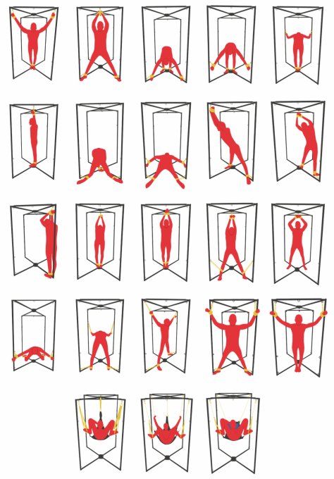 Structure en métal pour Sling Noir