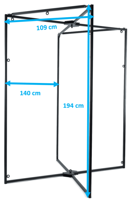 Structure en métal pour Sling Noir