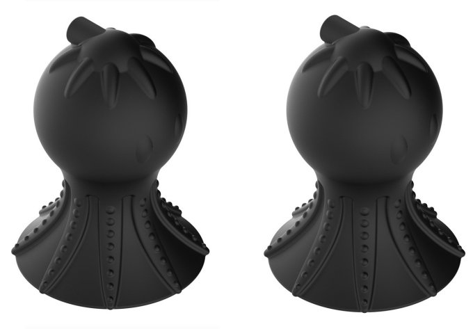 Suce tétons Électro Shock Nipples 35 mm Noirs
