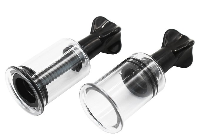 Suce tétons Twist noir 25mm