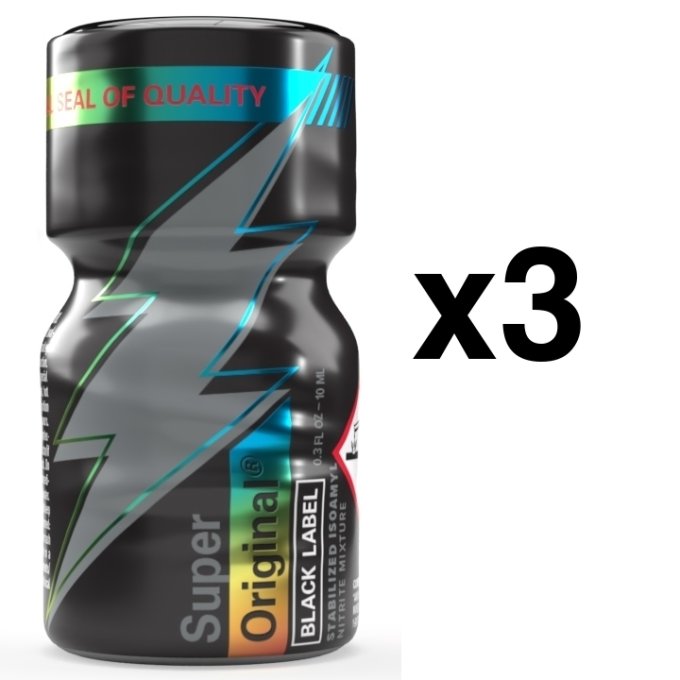 SUPER ORIGINAL Black Label 10ml x3