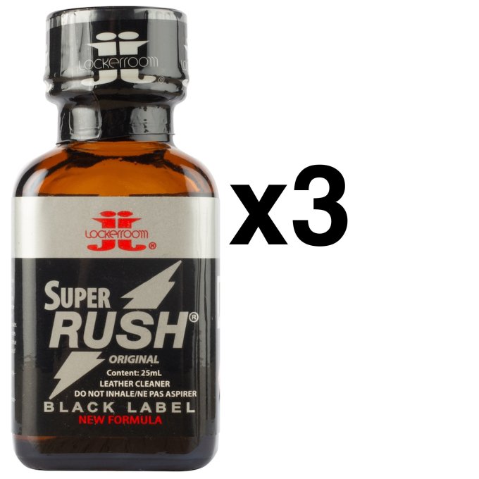 Super Rush Black Label Retro 25ml x3