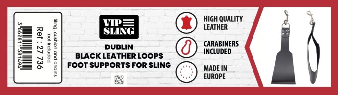 Supports pour Pieds en cuir Sling Dublin 32cm