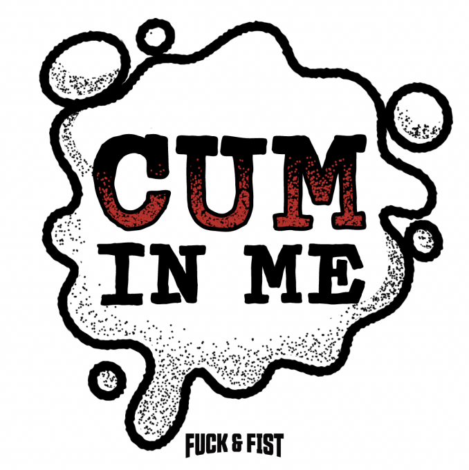 Tatouage temporaire Cum in Me 9 x 8.5cm