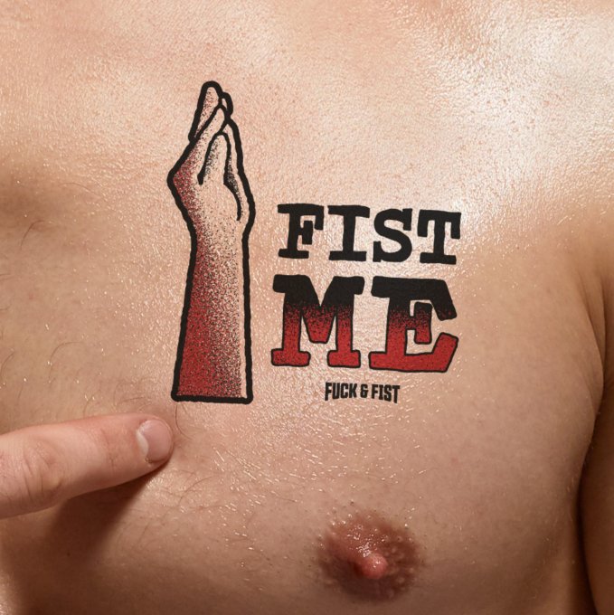 Tatouage temporaire Fist Me 9 x 8.5cm