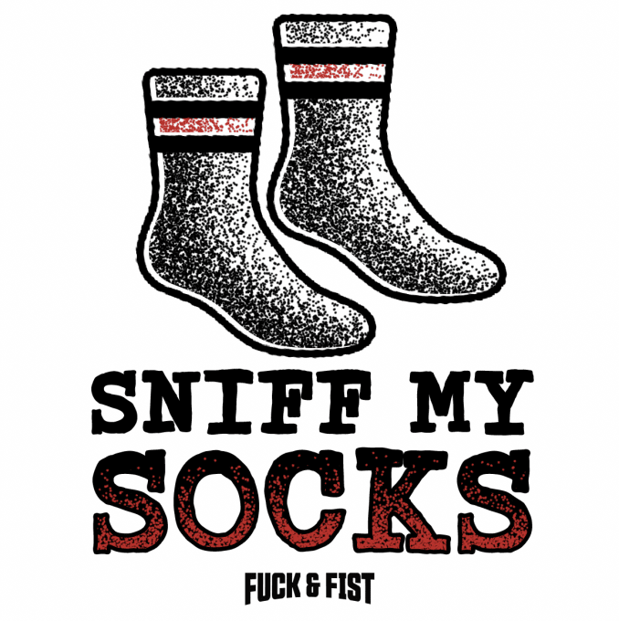 Tatouage temporaire Sniff my Socks 9 x 7cm