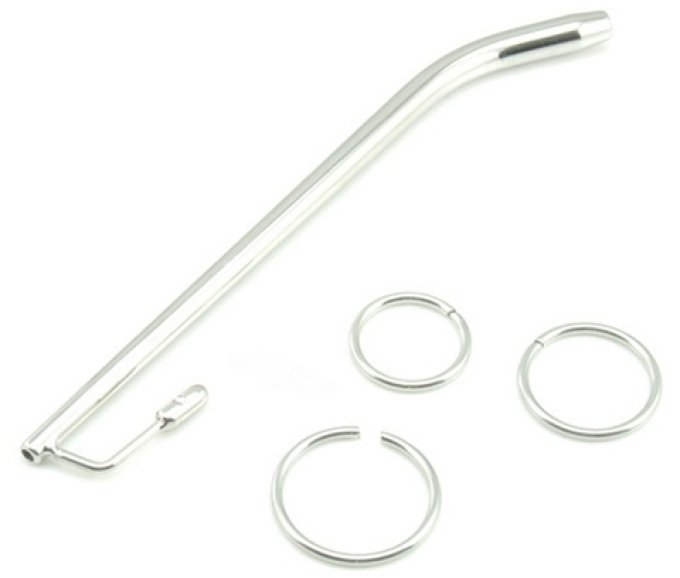 Tige d'urètre percée Benty L 19cm - Diamètre 7.5mm