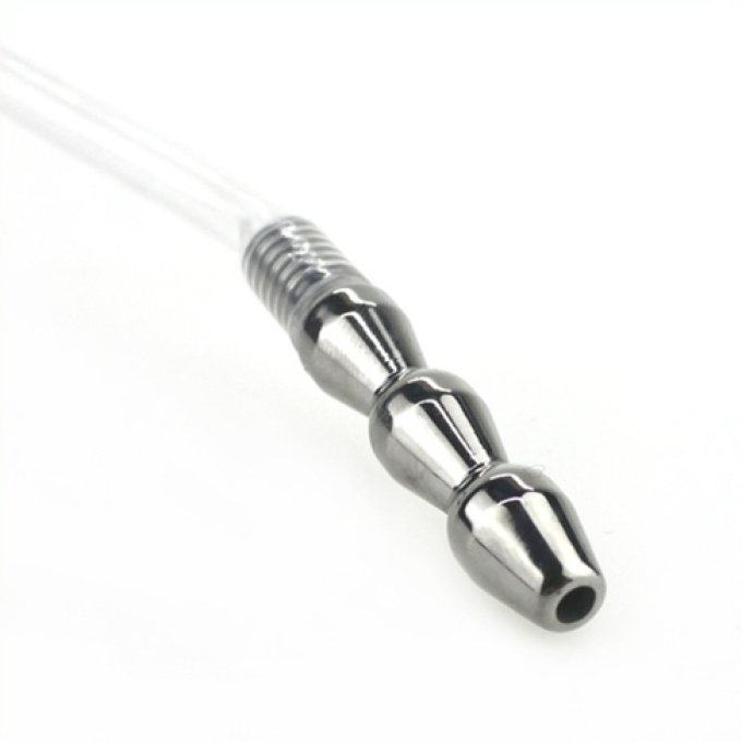 Tige percée pour urètre Marfab 22cm - Diamètre 9mm