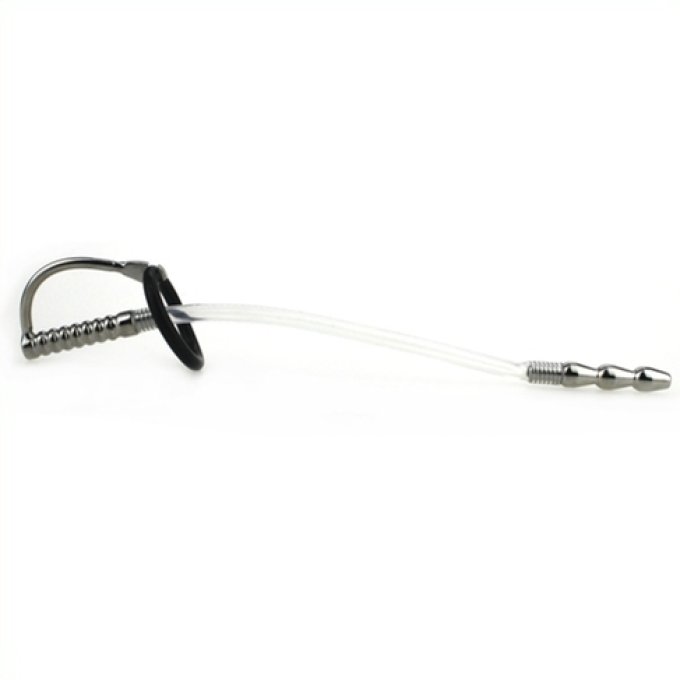 Tige percée pour urètre Marfab 22cm - Diamètre 9mm