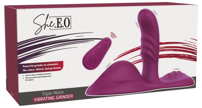 Triple stimulateur Megajoystick 11 x 3.5cm
