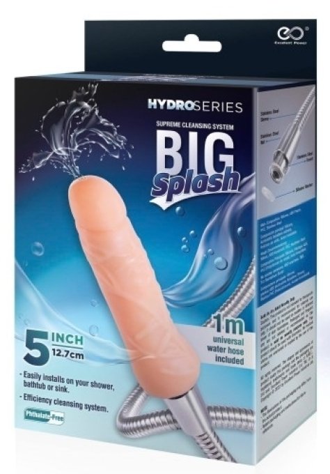 Tuyau avec gode Big Splash 12 x 3cm