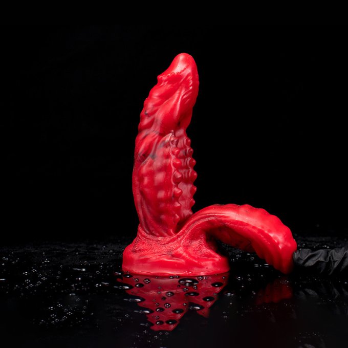 Gode Deuzik 14 x 6 cm Rouge