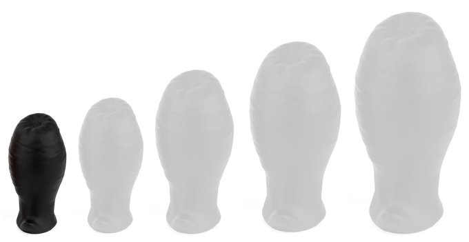 Plug Egg A XS 6 x 3.5cm Noir