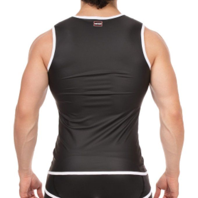 Veste sans manche Robin Noir-Blanc