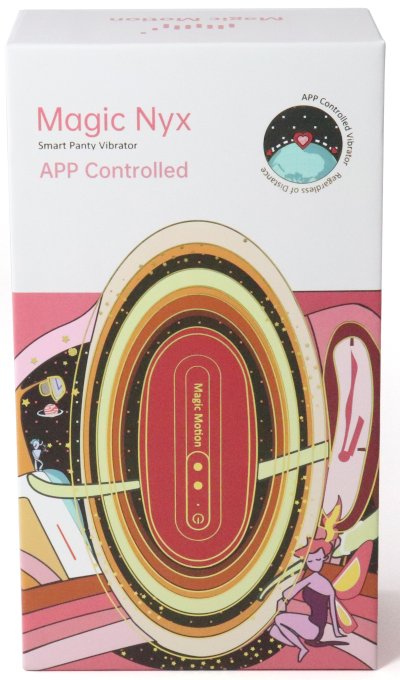Vibro de culotte connecté Magic Nyx Rouge