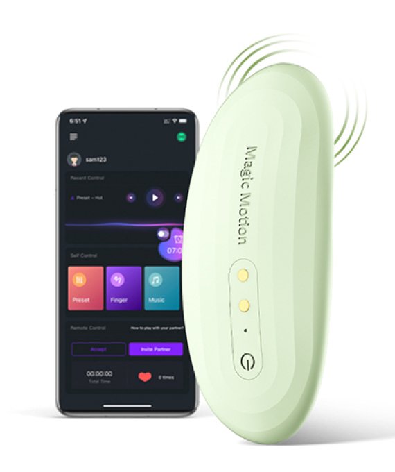 Vibro de Culotte Connecté Magic Nyx Vert