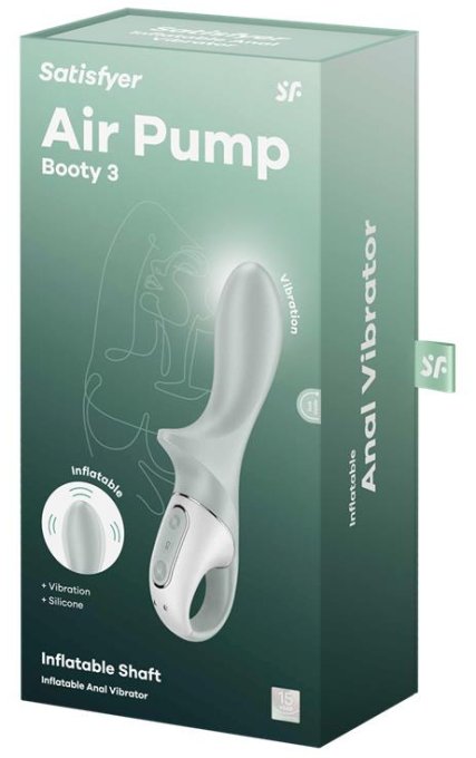 Vibro Gonflable Air Pump Booty 3 8 x 3.5cm