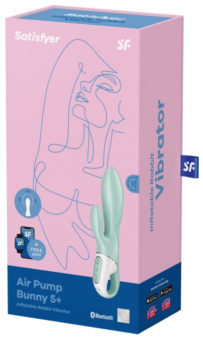 Vibro Rabbit Air Pump Bunny 5+ Satisfyer 20cm