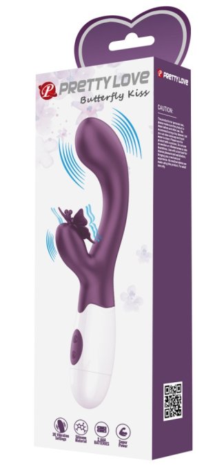 Vibro Rabbit Butterfly Kiss 10 x 3.1cm