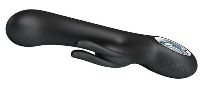 Vibro Rabbit Carina 19 x 3.4 cm Noir