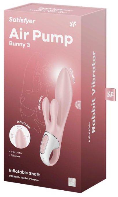 Vibro Rabbit Gonflable Bunny 3 11 x 5cm