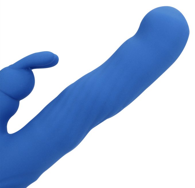 Vibro Rabbit Jetset 14 x 3.5cm Bleu